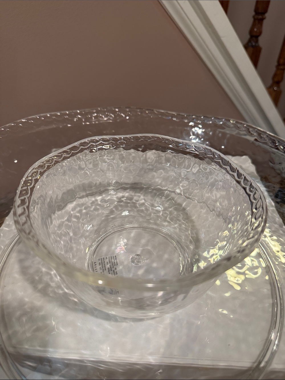 Pottery Barn Acrylic Large Chip and Dip Bowl - Picture 6 of 8